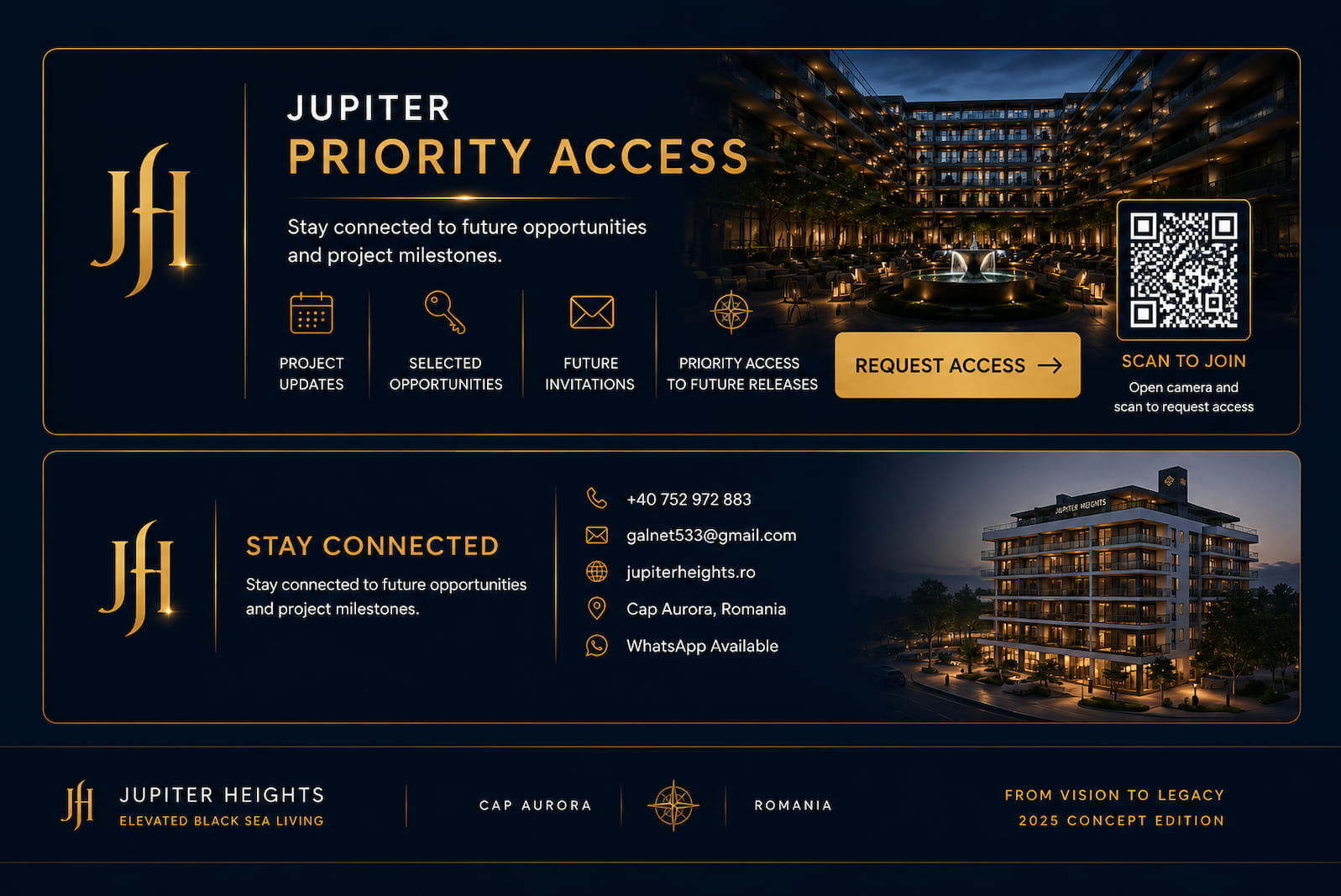 Join Jupiter Priority Access - Receive project updates, future opportunities and exclusive invitations.
